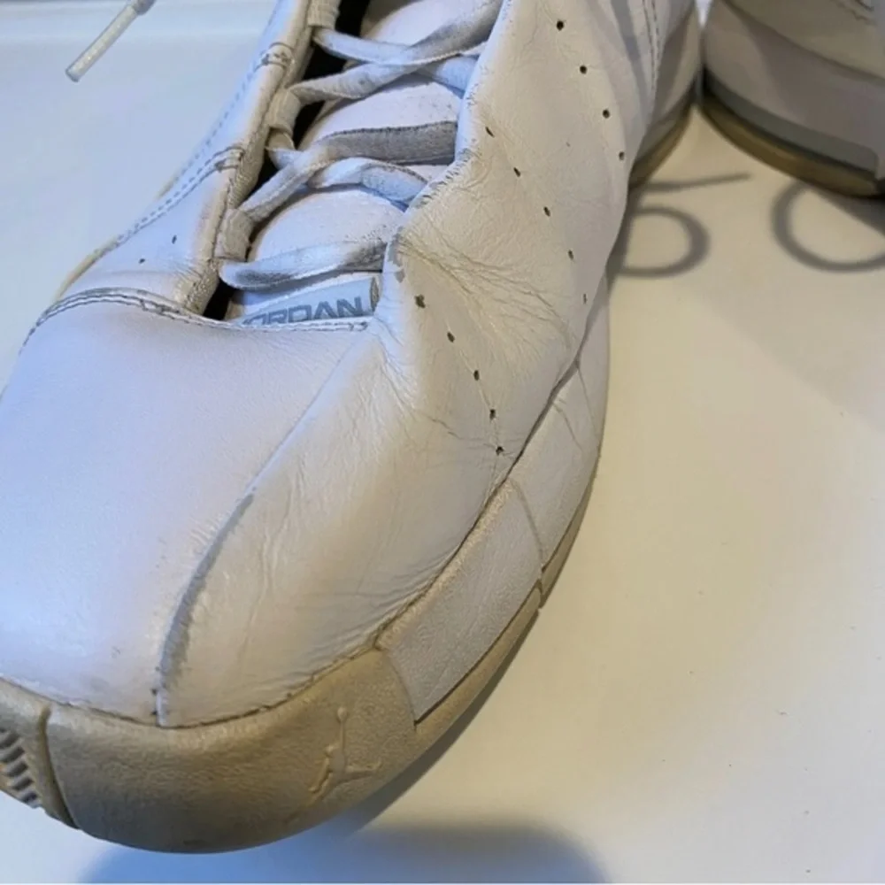 NIKE Air Jordan Men’s Size 13 TE II Advance Shoes White‎ 395468-101
